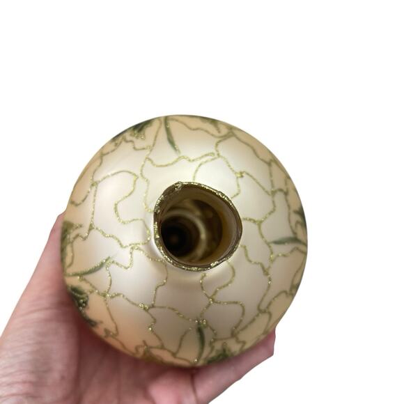 Vintage Polish Mouth Blown Glass Hand Painted Christmas Tree Topper 14” - Picture 8 of 8